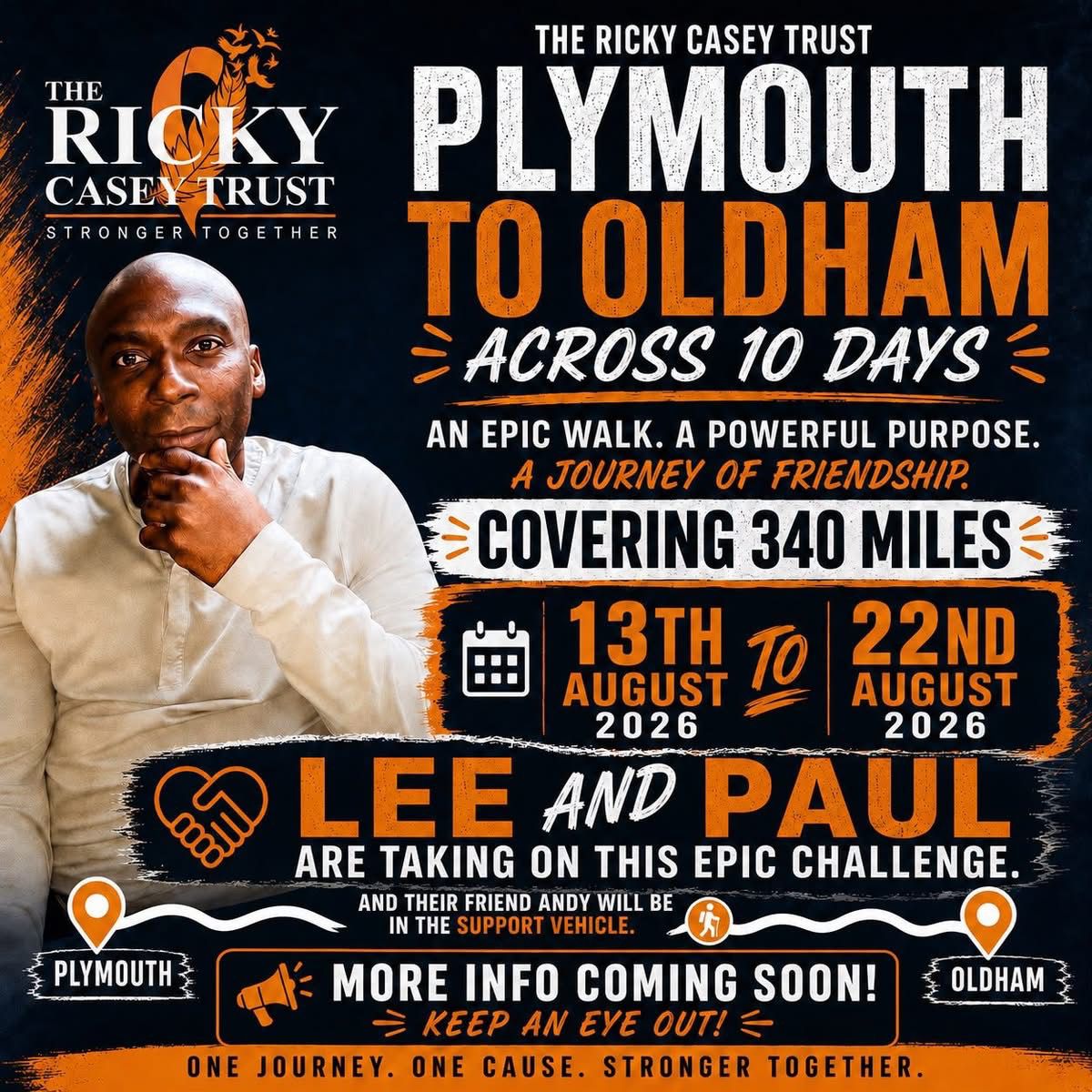 The challenge is on — 340 miles, 10 days, one incredible cause