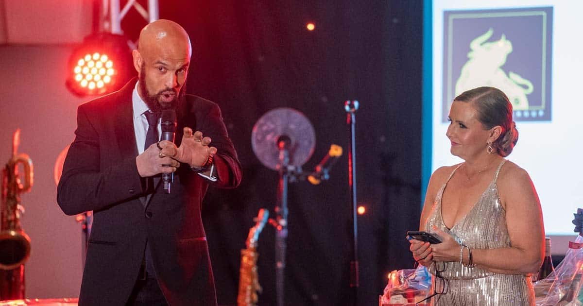 Annual ball breaks the £10k barrier