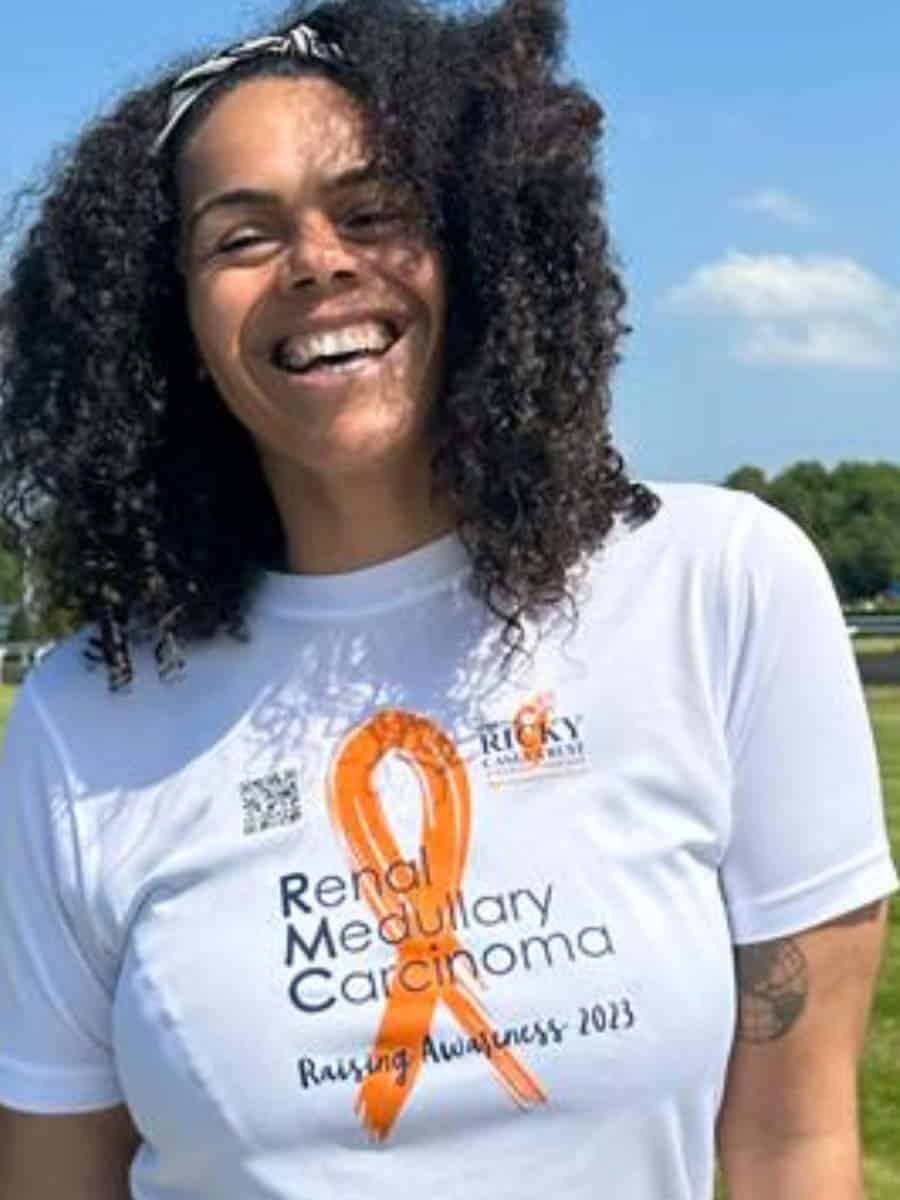 Becky Morris completes the Colour Obstacle Rush
