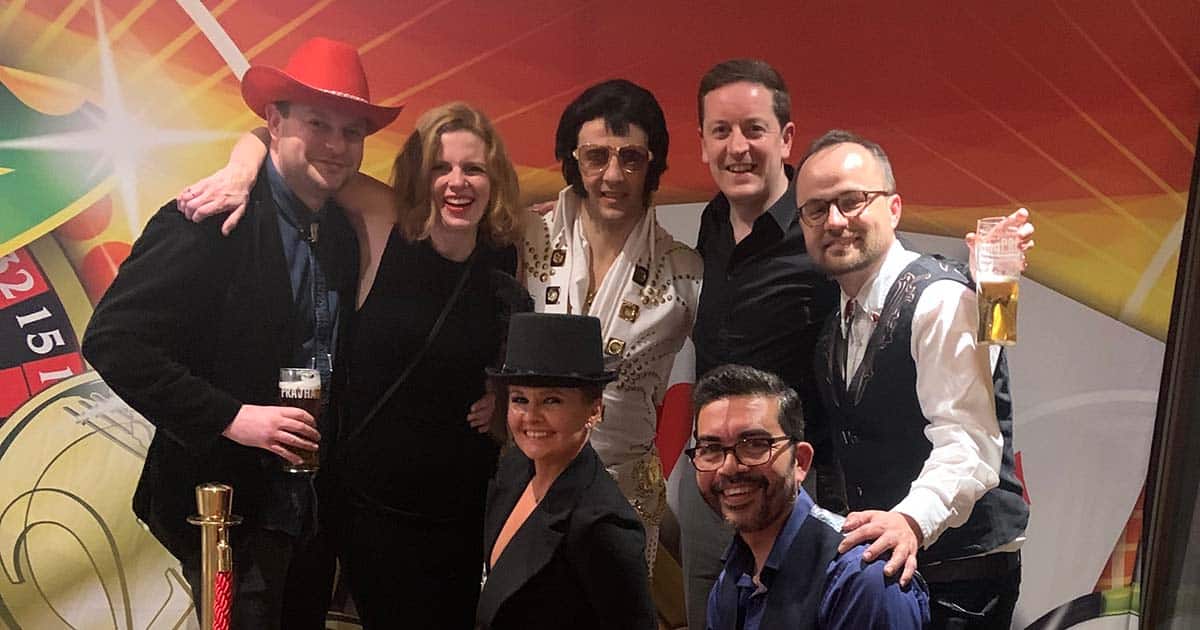 Las Vegas extravaganza raises more than £8,500